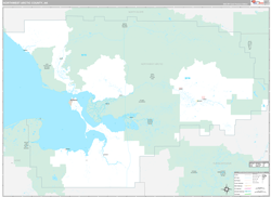 Northwest ArcticBorough (County), AK Wall Map Premium Style 2024